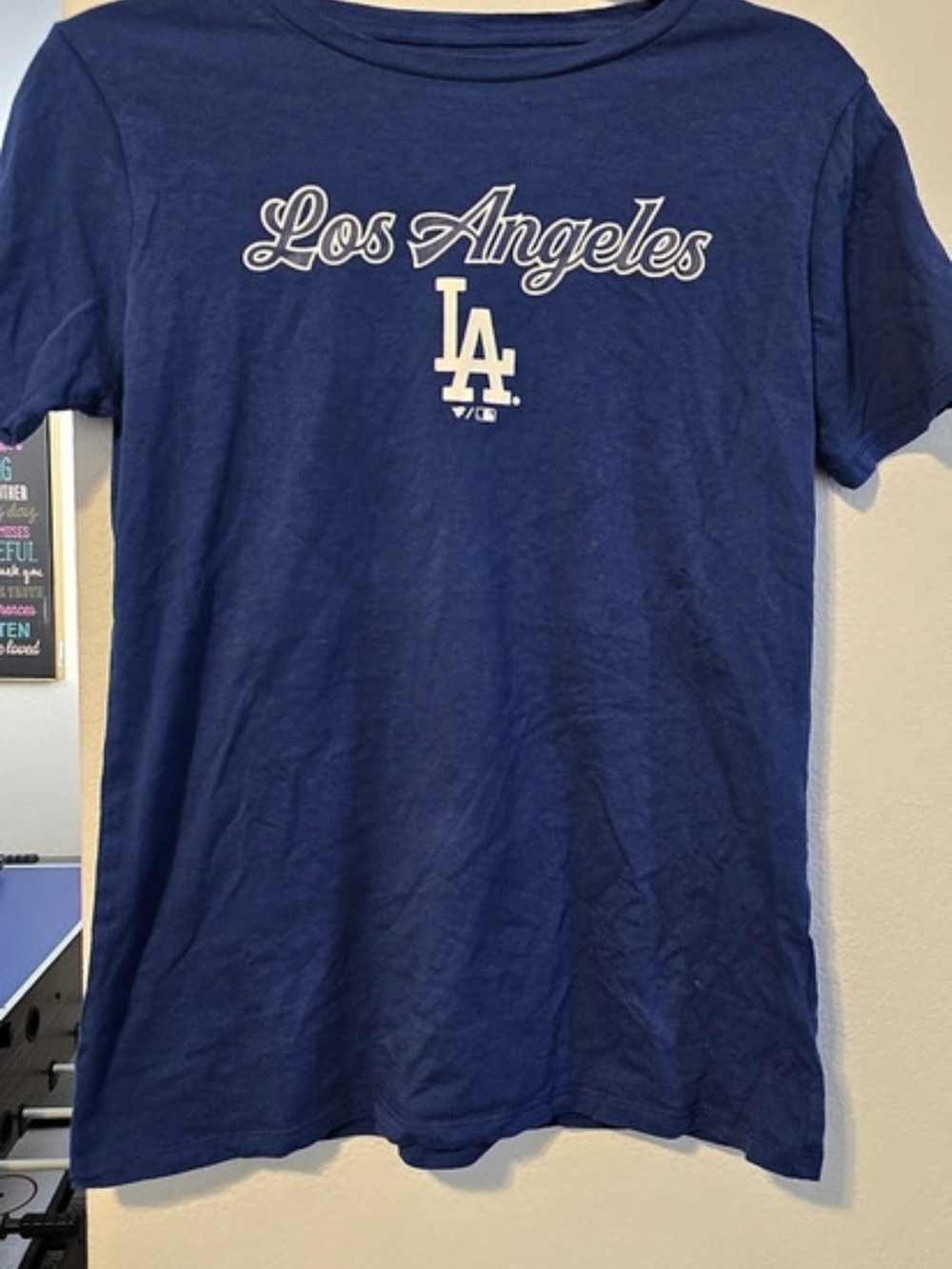 Fanatics Los Angeles Dodgers Women's Script Logo T-Shirt Small